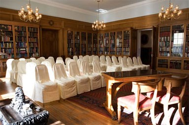 The Fellows' Library Wedding Set-Up