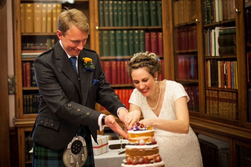 Wedding Cake in the Fellows' Library