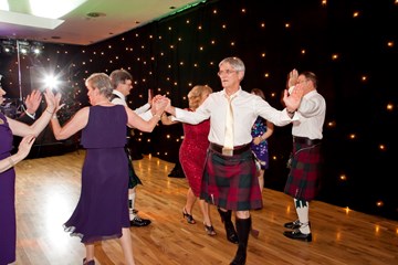 Ceilidh Dancing in the Wolfson Hall