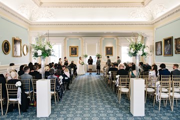 Wedding Ceremony in the Playfair Hall