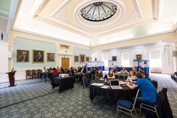 Workshop in the Playfair Hall